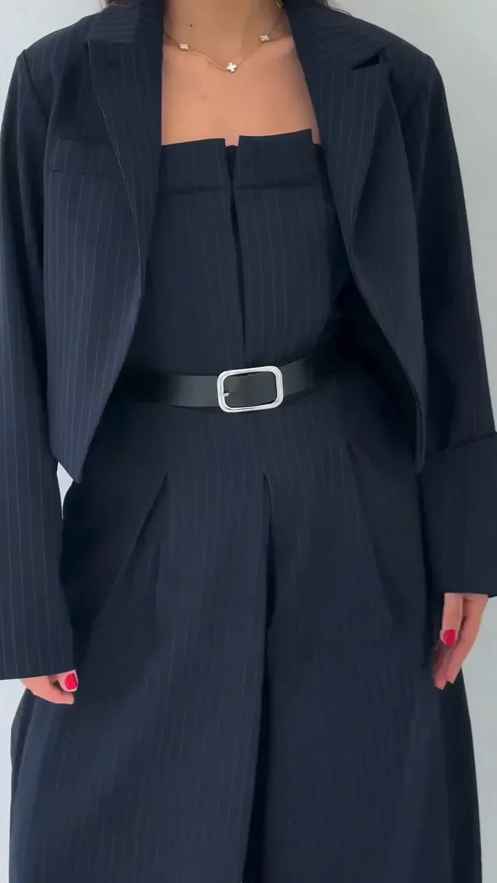 OFYN | Elegant & trendigt set – Bustier + jacka för dam