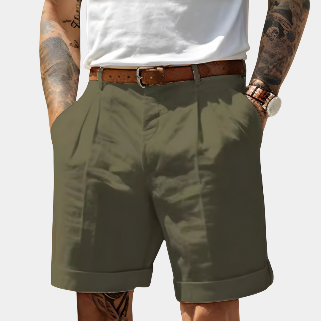 Alvin | 2025 Eleganta bermudashorts i bomull