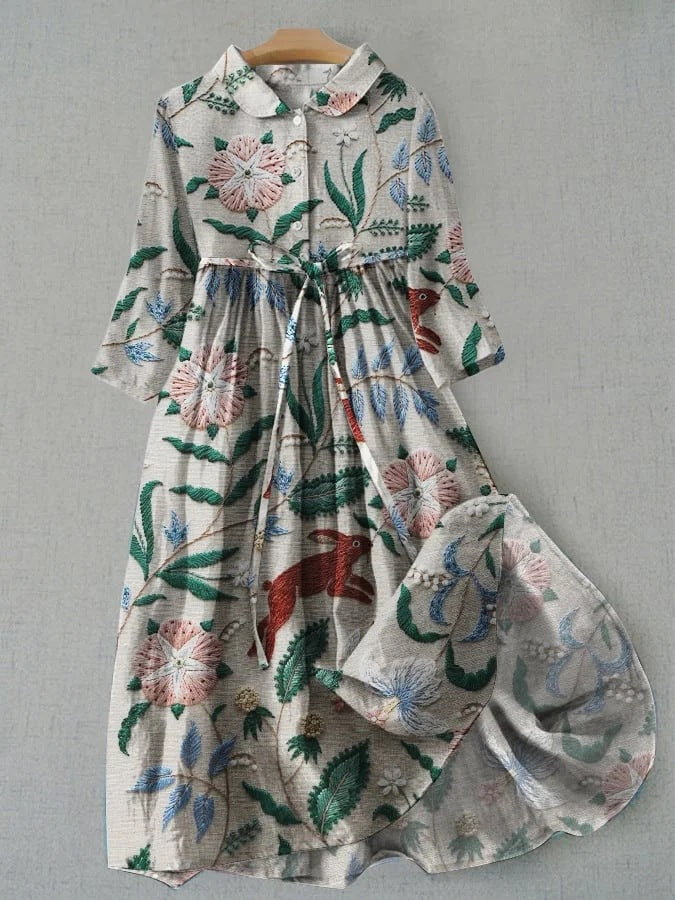 Selma – Blommig maxiklänning