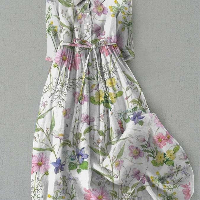 Selma – Blommig maxiklänning