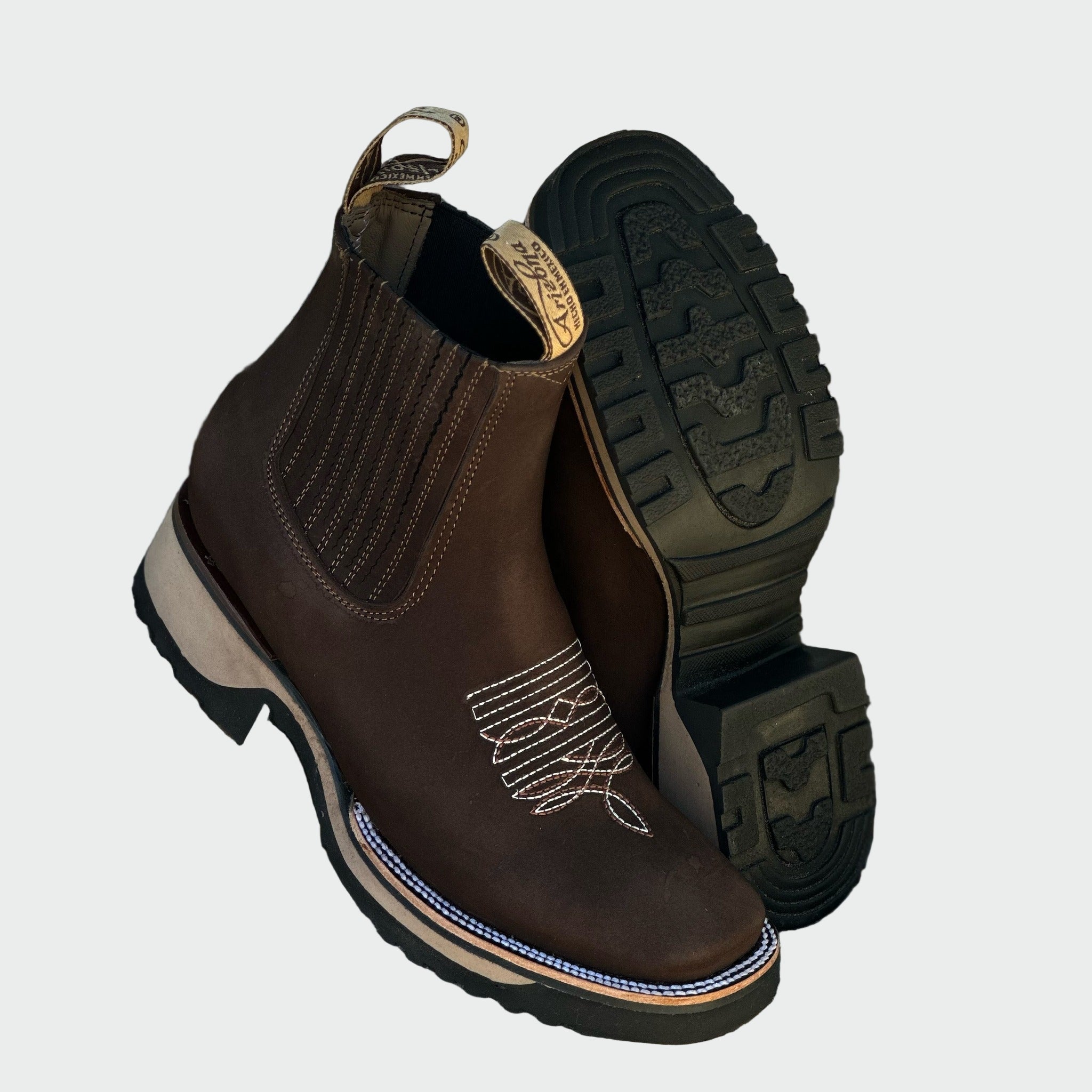 OFYN | Cowboyboots i äkta läder