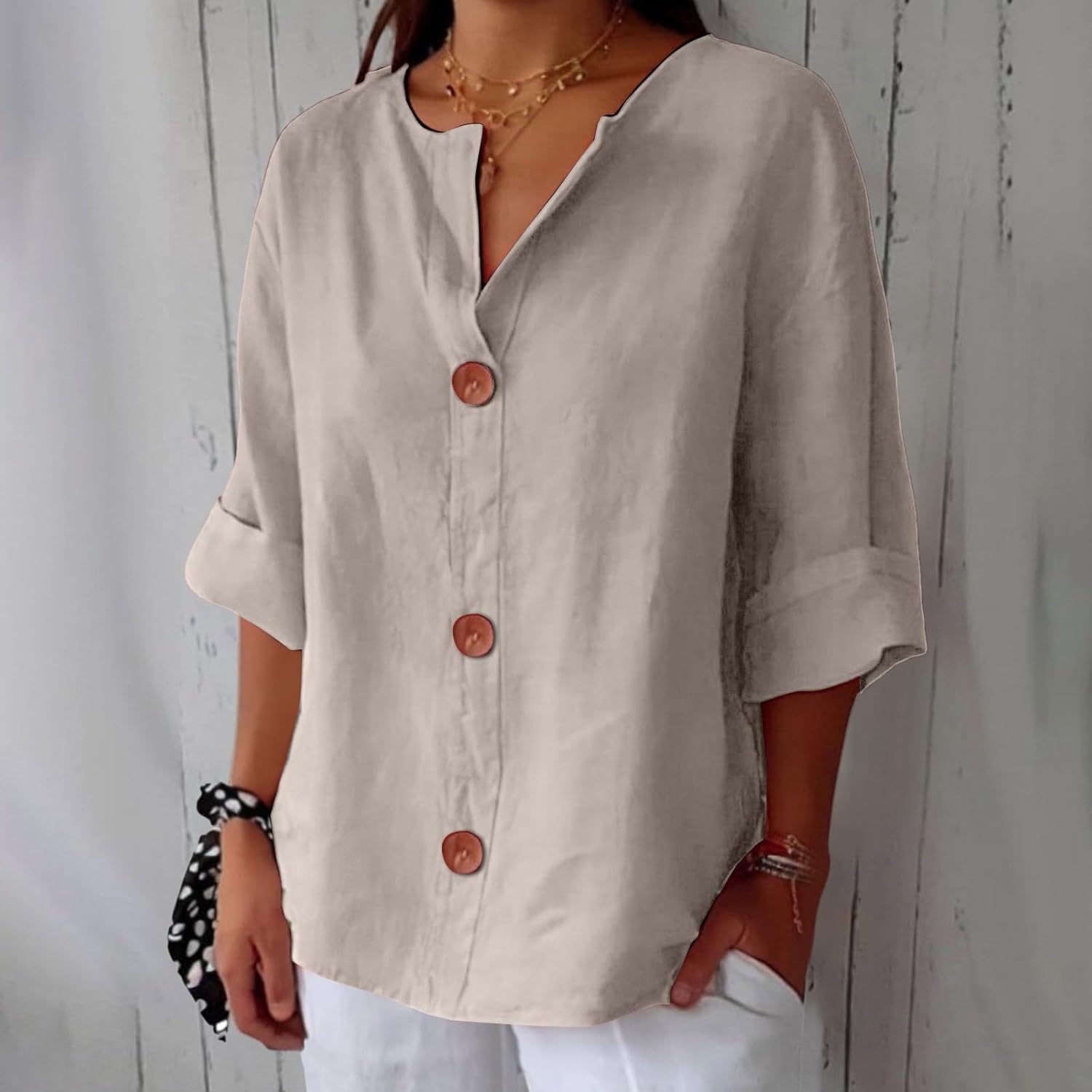 Ella | Elegant damblus i linne