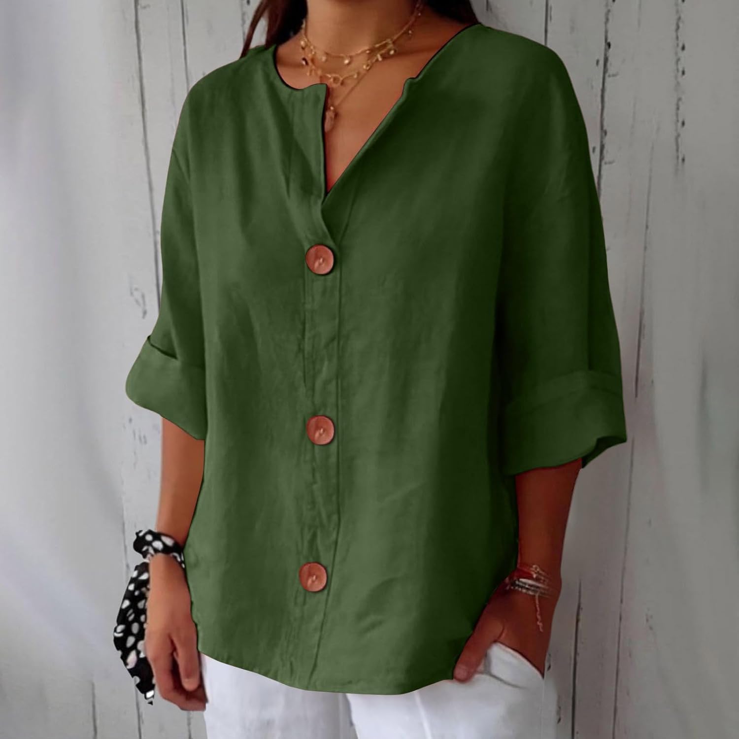 Ella | Elegant damblus i linne