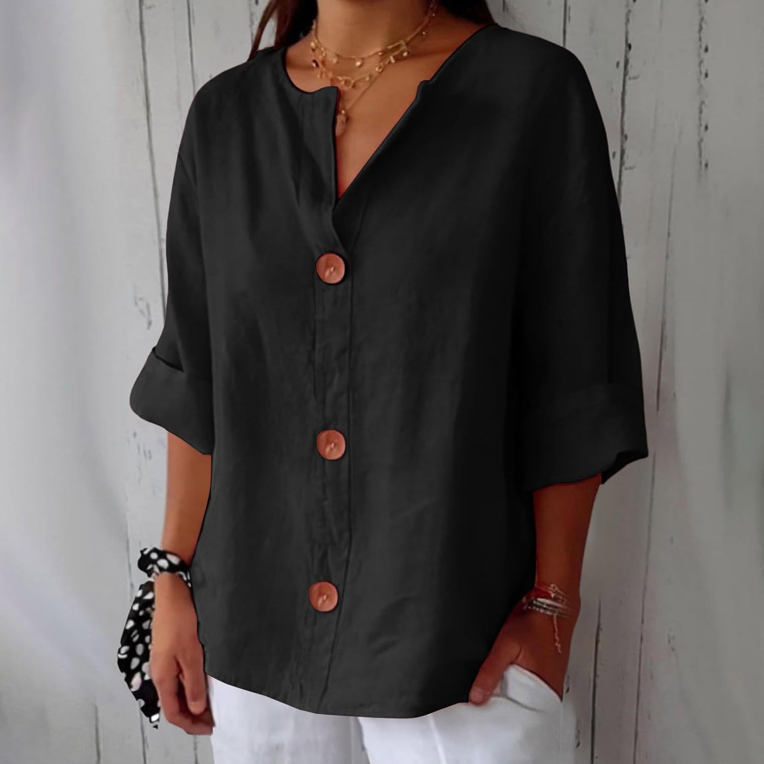 Ella | Elegant damblus i linne